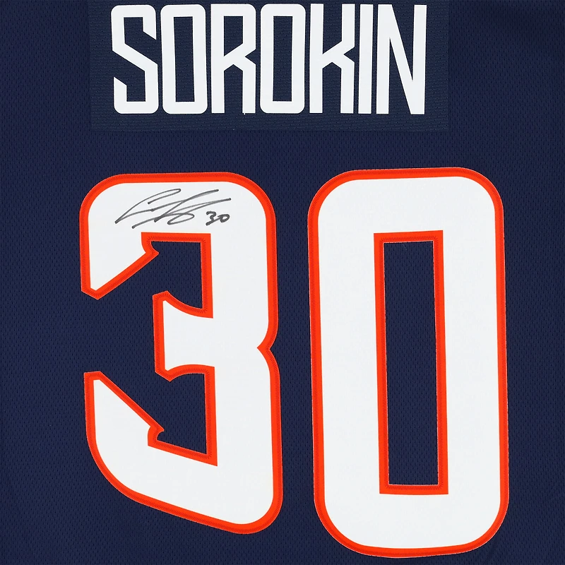 Maillot Fanatics Breakaway 2.0 édition spéciale 2022-23 autographié par Ilya Sorokin des Islanders de New York