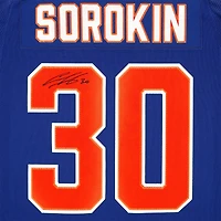 Ilya Sorokin New York Islanders Autographed Blue Alternate Adidas Authentic Jersey