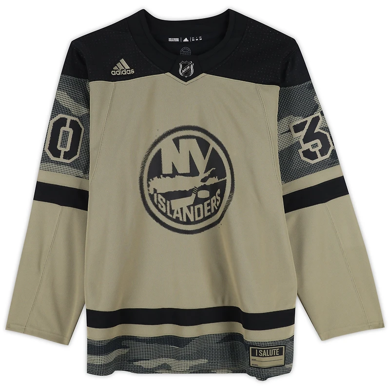 Ilya Sorokin New York Islanders Autographed Camo adidas Authentic Jersey