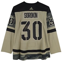 Ilya Sorokin New York Islanders Autographed Camo adidas Authentic Jersey