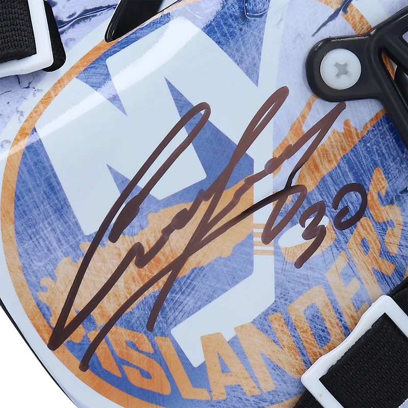 Masque de gardien de but miniature autographié par Ilya Sorokin des Islanders de New York