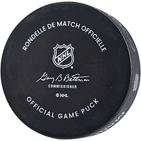 Rondelle de match officielle autographiée par Ilya Sorokin des Islanders de New York