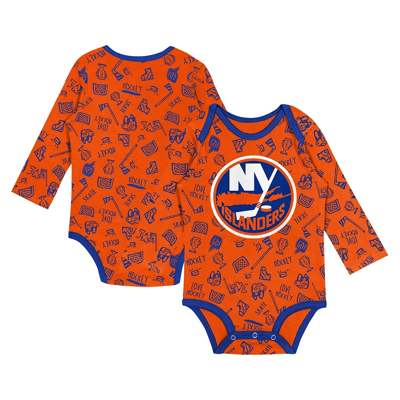 Body à manches longues Dynamic Defender des Royal New York Islanders pour bébé