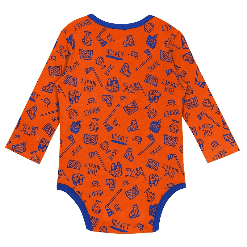 Body à manches longues Dynamic Defender des Royal New York Islanders pour bébé