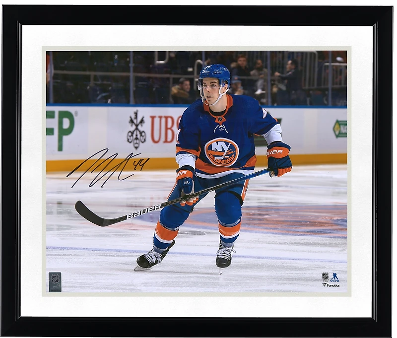 Jean-Gabriel Pageau New York Islanders Autographed 16" x 20" Blue Jersey Skating Photograph