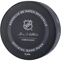 Rondelle de jeu officielle autographiée par Jean-Gabriel Pageau des Islanders de New York, modèle 2021