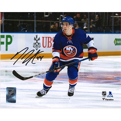 Photographie de patinage autographiée de 8" x 10" de Jean-Gabriel Pageau des Islanders de New York
