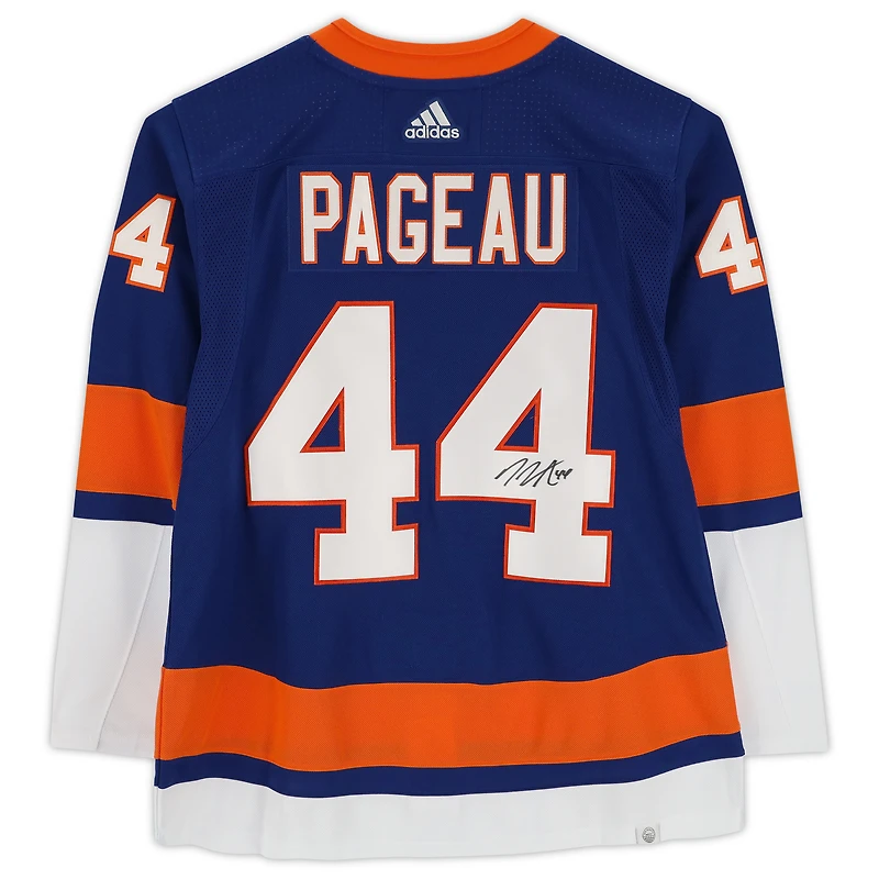 Jean-Gabriel Pageau Royal New York Islanders Autographed adidas Jersey
