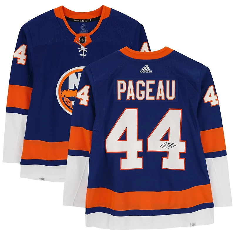 Maillot adidas autographié de Jean-Gabriel Pageau Royal des Islanders de New York