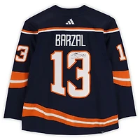 Maillot authentique adidas Reverse Retro 2022-23 autographié par Mathew Barzal des Islanders de New York