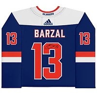 Mathew Barzal New York Islanders Autographed Blue Alternate Adidas Authentic Jersey