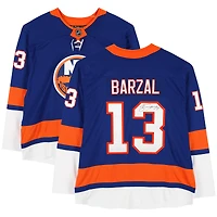 Maillot Breakaway Blue Fanatics autographié par Mathew Barzal des Islanders de New York