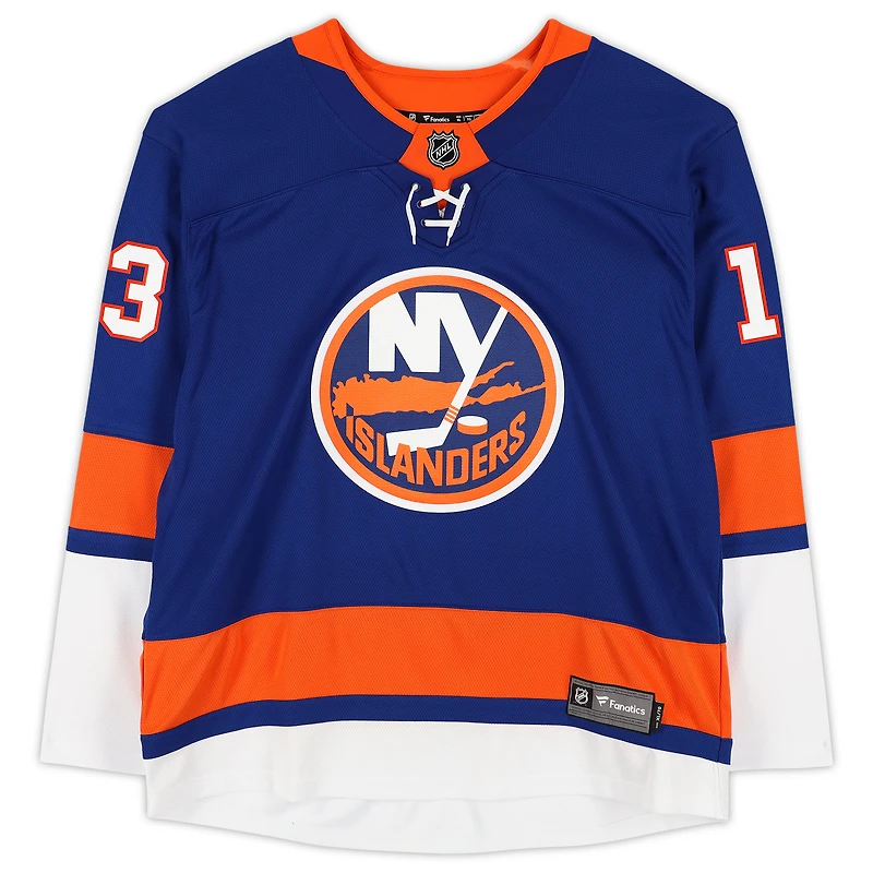 Maillot Breakaway Blue Fanatics autographié par Mathew Barzal des Islanders de New York