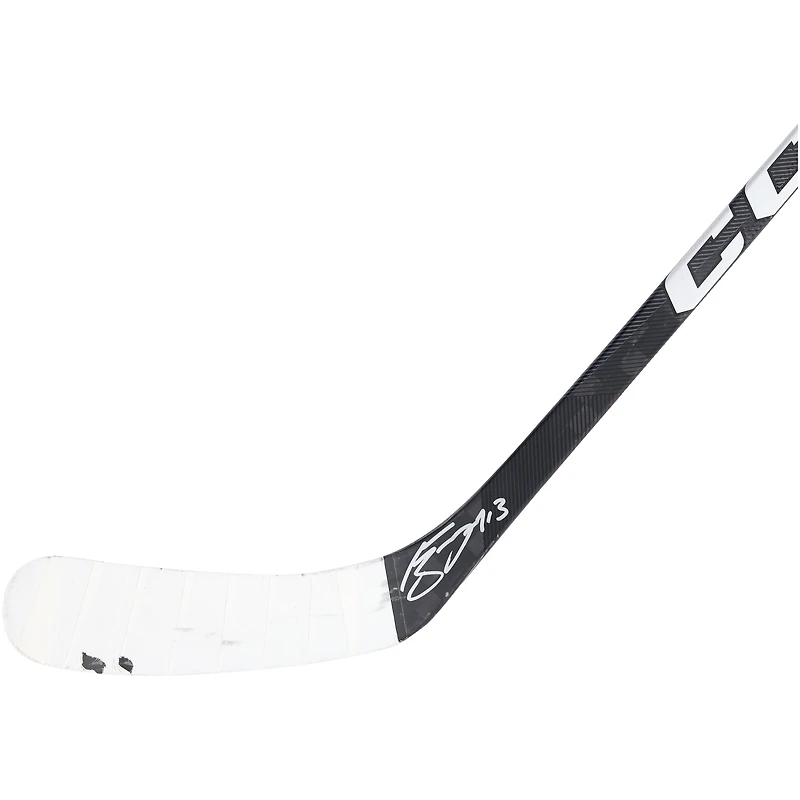 Mathew Barzal New York Islanders Autographed Game-Used Black CCM Stick from the 2022-23 NHL Season