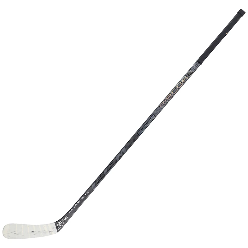 Mathew Barzal New York Islanders Autographed Game-Used Black CCM Stick vs. Minnesota Wild on November 7 2021 with "G.U. 11-7-2021 vs MIN" Inscription