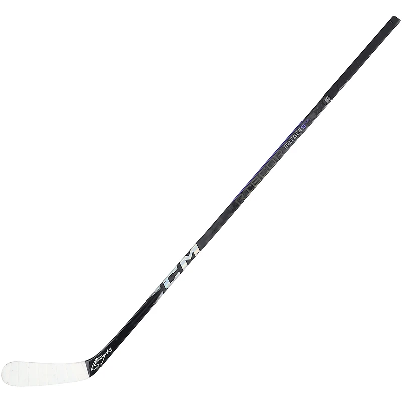 Mathew Barzal New York Islanders Autographed Game-Used Black CCM Stick vs. New York Rangers on September 24, 2024