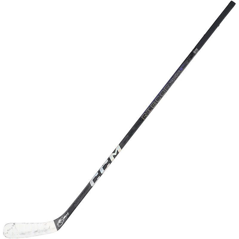 Mathew Barzal New York Islanders Autographed Game-Used Black CCM Stick vs. Utah Hockey Club on January 11, 2025
