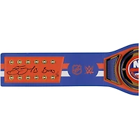 Ceinture de titre WWE Legacy autographiée par Mathew Barzal des New York Islanders avec inscription « Barzy » - Édition limitée n° 1/5
