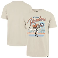 Men's '47  Natural New York Islanders Hockey Player Golden Age Scrum T-Shirt