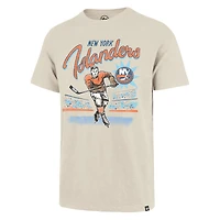 Men's '47  Natural New York Islanders Hockey Player Golden Age Scrum T-Shirt