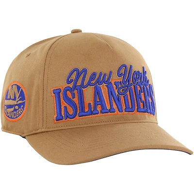 Casquette réglable Barnes Hitch '47 Tan des Islanders de New York pour hommes
