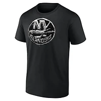 Men's  Black New York Islanders Iced Out T-Shirt
