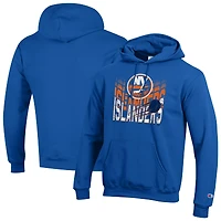 Sweat à capuche Champion Royal New York Islanders Powerblend pour homme