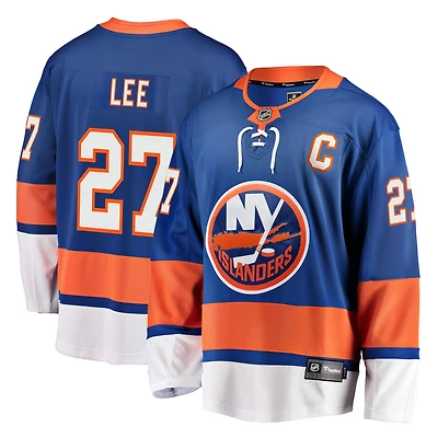 Maillot Breakaway Royal des Islanders de New York pour hommes Fanatics, Anders Lee
