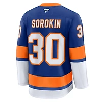 Men's Fanatics Ilya Sorokin Royal New York Islanders Home Premium Jersey