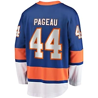 Maillot de joueur échappé des Islanders New York Fanatics Jean-Gabriel Pageau pour hommes, bleu