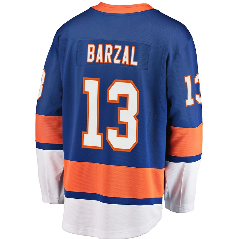 Men's Fanatics Mathew Barzal Royal New York Islanders Breakaway Player Jersey
