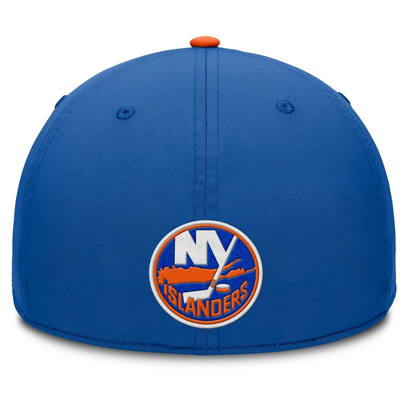 Men's Fanatics Royal/Orange New York Islanders Authentic Pro Rink Team Code Flex Hat