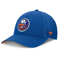 Men's Fanatics Royal New York Islanders Authentic Pro Home Ice Trucker Adjustable Hat