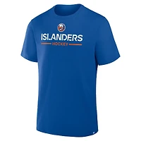 T-shirt authentique Pro Primary Fanatics Royal New York Islanders pour homme
