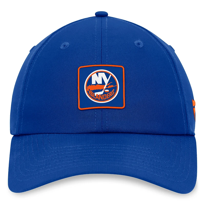 Men's Fanatics  Royal New York Islanders Authentic Pro Rink Adjustable Hat