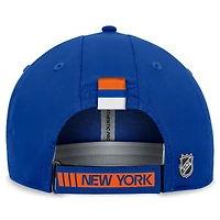 Men's Fanatics  Royal New York Islanders Authentic Pro Rink Adjustable Hat