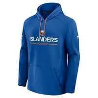 Sweat à capuche authentique Pro Rink des New York Islanders de la Royal Fanatics pour homme