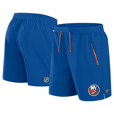 Short de performance authentique Pro Rink Fanatics Royal New York Islanders pour homme