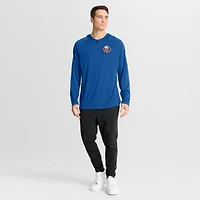Men's Fanatics Royal New York Islanders Authentic Pro Rink Raglan Hoodie