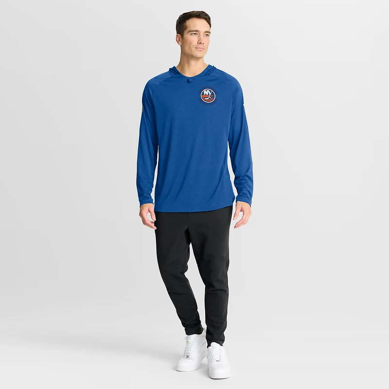 Sweat à capuche raglan authentique Pro Rink des New York Islanders de Fanatics Royal pour homme