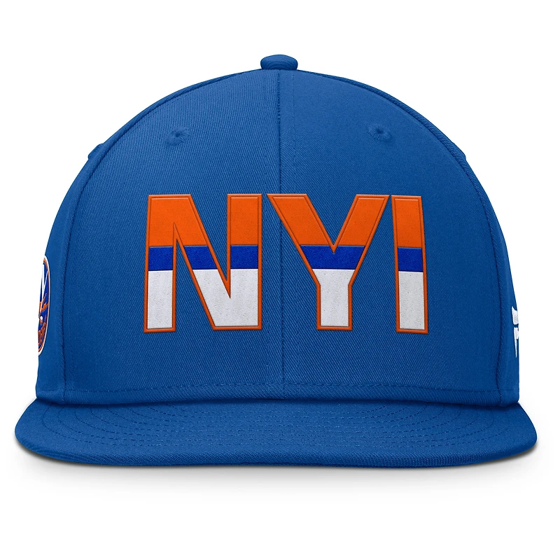 Men's Fanatics Royal New York Islanders Authentic Pro Rink Snapback Hat