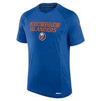 T-shirt technique authentique Pro Rink des New York Islanders Fanatics Royal pour homme