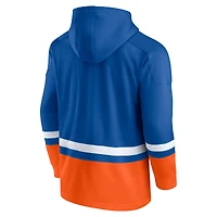 Men's Fanatics Royal New York Islanders Big & Tall First Battle Power Play Pullover Hoodie