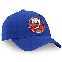 Casquette réglable avec logo principal Fanatics Royal New York Islanders Core pour hommes