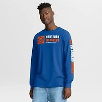 Men's Fanatics Royal New York Islanders Goal Crease Legacy Long Sleeve T-Shirt