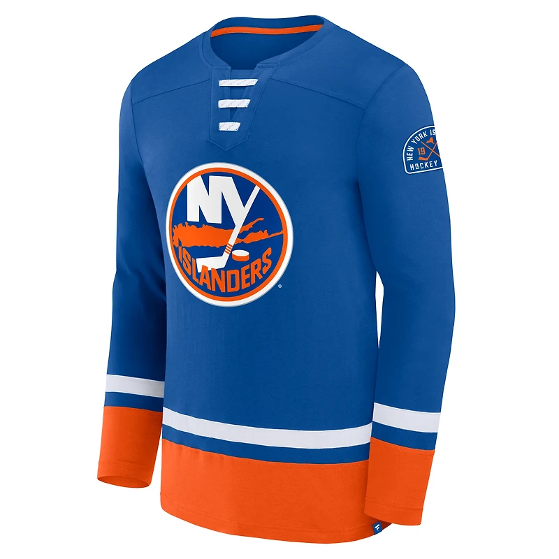 T-shirt à manches longues High Point pour hommes Fanatics Royal New York Islanders