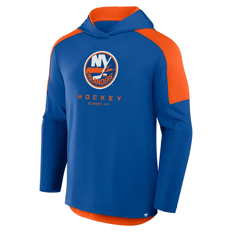 Sweat à capuche de transition Meta Game pour hommes Fanatics Royal New York Islanders