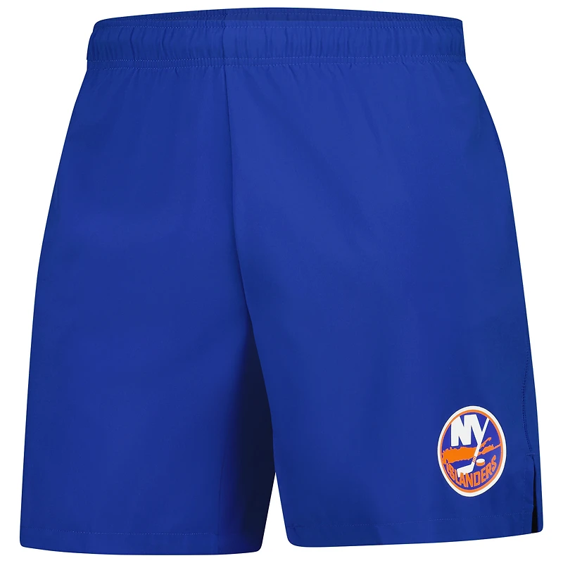 Short d'entraînement technique Fanatics Royal pour homme des New York Islanders