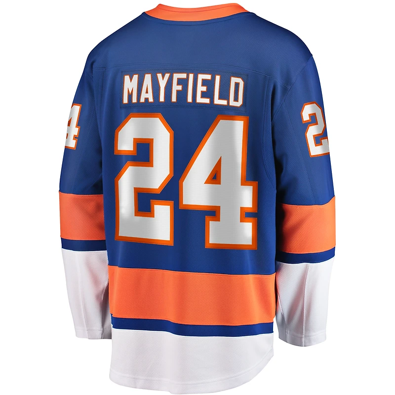 Maillot Breakaway Fanatics Scott Mayfield Royal des Islanders de New York pour hommes