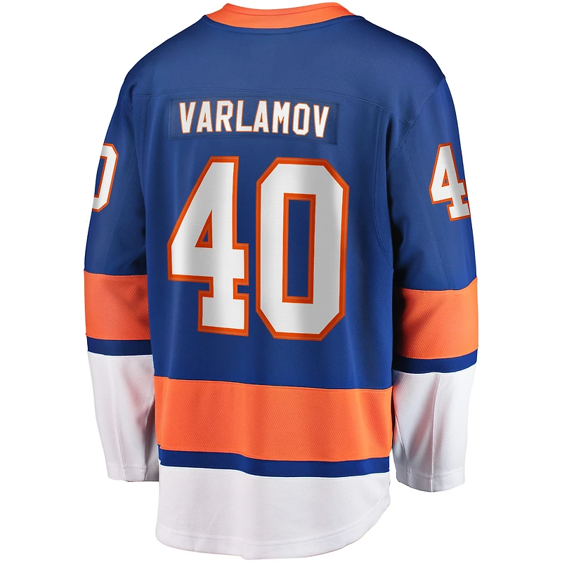 Men's Fanatics Semyon Varlamov Royal New York Islanders Replica Player Jersey
